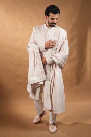 Cowl Drape Indo-Western with safa