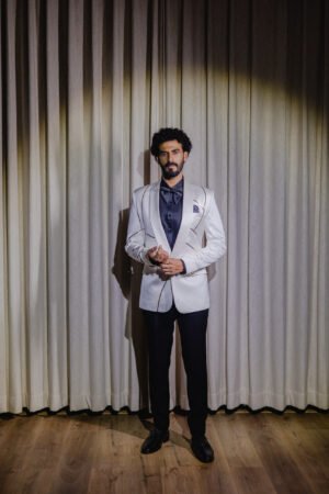 White & Black Classic Tuxedo Set